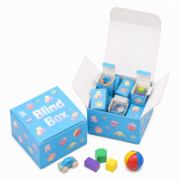 Boîte Mystère Squishy en Gros avec Emballage Auto-Érigeant en Carton Gaufré et Matériaux Recyclés pour Jouets en Vrac