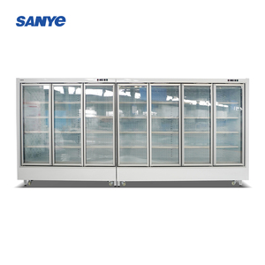 Tủ Lạnh Bia 6 Cửa Kính Thương Mại Tủ Đông Trưng Bày Tủ Đông Tủ Lạnh Nhiều Tầng Siêu Thị Tủ Đông Đứng - Product Image 5