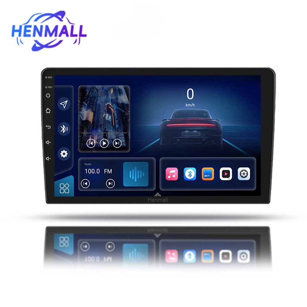 Автомагнитола HENMALL, 9 дюймов, 4 + 4 ядра