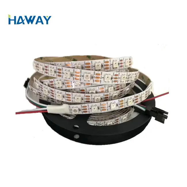 5V 12V Adresseerbare Rgb Led Strip 5050 Ws2811 Ws2812b Waterdichte Flexibele Led Light Adressable Led Strip