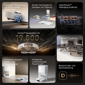 <span class=keywords><strong>Aspirateur</strong></span> <span class=keywords><strong>robot</strong></span> Dreame L40s Pro Ultra, idéal <span class=keywords><strong>pour</strong></span> les poils d'animaux et les familles - Product Image 2