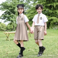Seragam Rompi Sekolah Dasar untuk Anak-anak Unisex, Kostum Pertemuan Olahraga Sekolah TK, Paduan Suara, Pertunjukan, dan Recitation