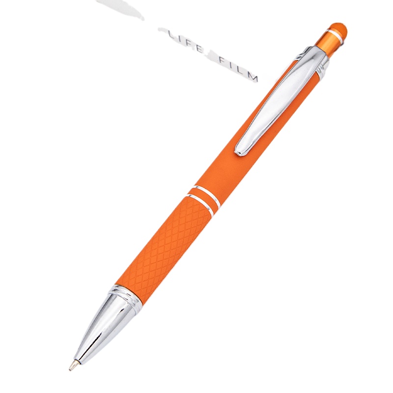 Silver with Orange