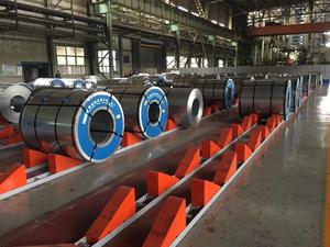 เหล็กม้วนเคลือบสังกะสีแบบจุ่มร้อน ความแข็งปานกลาง Z121-Z180 ความหนา 0.12-3 มม. SGCC ได้รับการรับรองมาตรฐาน JIS เคลือบสีสำเร็จรูป - Product Image 6