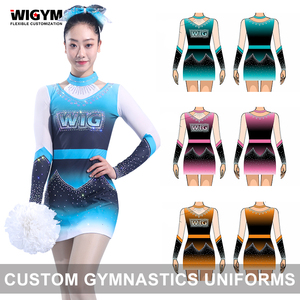 2026 nueva competencia práctica de porristas desgaste libre personalizar su propio logotipo conjunto de uniforme de porristas - Product Image 2