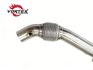 Sistema de Escape de Alto Rendimiento Vortex de Acero Inoxidable 304 con Acabado Espejo para F20 F21 B47 N47N, Tuning de Carreras - Product Image 4