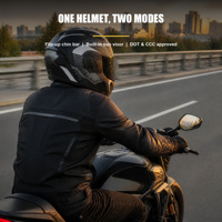 Casque de moto modulable certifié DOT, double visière, coque ABS, logo personnalisé, fabrication OEM, vente en gros, approvisionnement en vrac