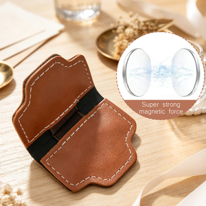 Personalized Laser Engraving <b>Bookmark</b> Blanks PU Leather Magnetic Book Clip 2 Styles Strong Magnet Reading <b>Gift</b> Wholesale - Product Image 1