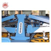 Máquina de Impresión Serigráfica Ovalada Totalmente Automática con Pantalla Táctil Inteligente KINWAH (DOPSING) para Impresión de Camisetas