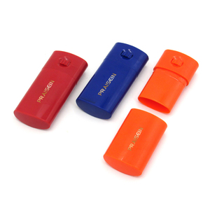 Imballaggio cosmetico arancione personalizzato rotondo contenitore in polvere sfuso vasetto di plastica twist bastoncini per crema solare tubi - Product Image 3