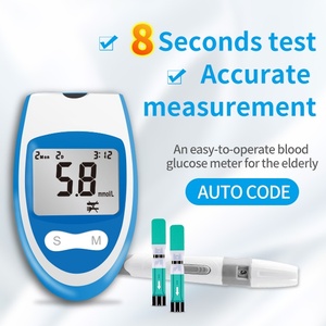 LYZ True Metrix Glucometro Lecteur de glycémie numérique avec bandelettes de test pour le diabète pour surveiller les niveaux de glycémie