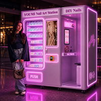 Nouvelles tendances en matière d'entrepreneuriat : Distributeur automatique multifonctionnel d'imprimantes à ongles avec embellissement d'image par IA