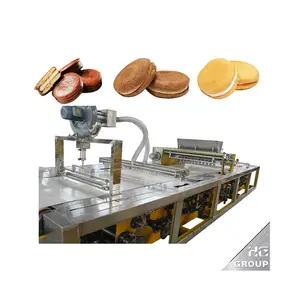 Laag Cake Machine/Chocolade Taart Bakapparatuur/Cake Taart Productielijn Chinese Beroemde Stalen Sleutelschakelaar Training Roestvrij