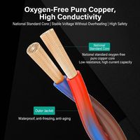 Cable RVS de Cobre Libre de Oxígeno, Aislado con PVC, 2 Núcleos, Resistente a Altas Temperaturas, 300V, para Alarma contra Incendios