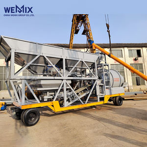 YHZM1000 Centrale à béton mobile Centrale à béton mobile Mélangeur à tambour Mélangeur à tambour Centrale à béton mobile - Product Image 1