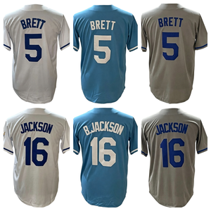 Wholesale 2026 Hot Sale Stitched American Baseball Jersey Kansas City 7 Bobby Witt Jr. 13 Salvador <strong>Perez</strong> 16 Bo Jackson 5 Brett - Product Image 5