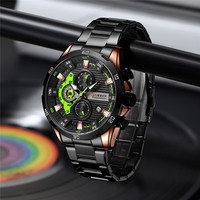 CURREN 8402 Montre Homme d'Affaires en Gros, Bracelet en Acier Inoxydable, Étanche, Montre-Bracelet à Quartz Populaire pour le Marché Mondial