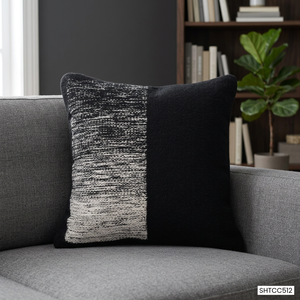 Funda de Cojín Cuadrada Nórdica Tejida a Mano Star Hometex con Borlas, Ecológica, 100% Algodón, Personalizable, para el Hogar - Product Image 5