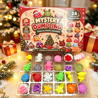 Calendrier de l'Avent Boîte Mystère de Noël à Succès : 24 Surprises, Jouets Squishy Anti-Stress ASMR pour une Fête Inoubliable