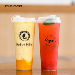 แก้วพลาสติก PP สำหรับสมูทตี้ ชานมไข่มุก แบบใช้แล้วทิ้ง ขนาด 360 มล. 500 มล. 640 มล. รับทำโลโก้ตามสั่ง ขายส่ง - Product Image 3