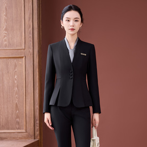 Women's Suit Set Long Sleeve Formal Polyester Anti-Wrinkle Autumn Wear - Product Image 2