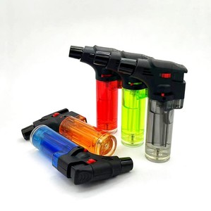 Briquet Torche à Jet Oblique Rechargeable au <span class=keywords><strong>Butane</strong></span>, Coupe-Vent, pour Cigarette et Cuisine, Personnalisable à Prix Abordable - Product Image 4