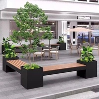 Banc solaire intelligent d'extérieur Engoplanet Modèle Steora avec chargeur publicitaire intégré – Nouveau siège solaire