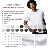 T-shirt de sport à faible MOQ pour entraînement intensif, impression DTG en relief, fabricant, 100% coton premium, T-shirt de créateur pour homme, T-shirt décontracté pour homme