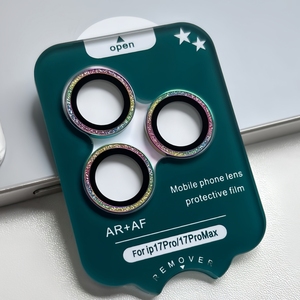 Corning Glass AF + AR Chống Phản Quang Long Lanh Máy Ảnh Bảo Vệ Ống Kính Cho iPhone 17 Pro Max / 17 Không Khí Bảo Hiểm Đầy Đủ Cho Phí<span class=keywords><strong>a</strong></span> Sau Máy Ảnh - Product Image 2