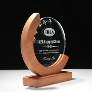 Trofeo deportivo chapado en oro, copa <span class=keywords><strong>de</strong></span> <span class=keywords><strong>dardos</strong></span> <span class=keywords><strong>de</strong></span> cristal, trofeo <span class=keywords><strong>de</strong></span> madera personalizado, Winner, Fitness, culturismo, gimnasia, venta al por mayor - Product Image 3