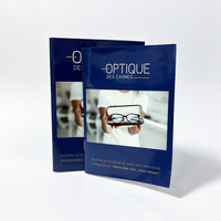 Service d'impression de livres sur mesure en papier couché biodégradable et compostable pour table basse, avec reliure à cheval