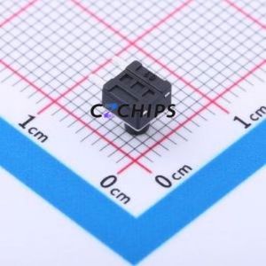 TC-1150DL-5.5H-250 Tactile Switch Through hole Switch Single Pole Single Throw Round Button 2.5N Right Angle Insert - Product Image 2