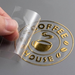 Autocollants personnalisés découpés à la forme, transparents, en <span class=keywords><strong>vinyle</strong></span> imperméable pour logo de marque, emballage de produit, boîte cadeau - Product Image 5