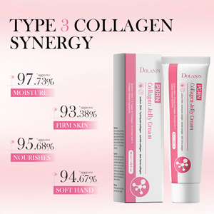 <span class=keywords><strong>Crema</strong></span> <span class=keywords><strong>Viso</strong></span> Idratante e <span class=keywords><strong>Rassodante</strong></span> al Collagene Triplo con Retinolo, Collagene Idrolizzato, DNA di Salmone PDRN e Collagene Rosa in Gelatina - Private Label - Product Image 3