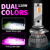 Ampoule LED M6P 120W de qualité supérieure avec double tube en cuivre et driver externe pour HIR2 9012 H10 9145 880 881 H27 PSX24W 5202 PSX26W P13W