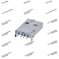 Connecteur USB mâle ZX Factory Direct 180 degrés avec prise SMT et borne de connexion