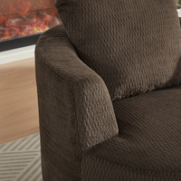 Fauteuil de loisirs pivotant à 360°, compressible, durable, doux, confortable et moderne pour hôtel, salon, chambre, appartement, bureau