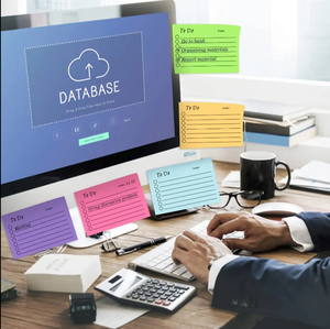 Top vente papier autocollants Index posté il bloc-notes collant mémo personnalisé papeterie billet collant - Product Image 6