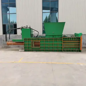 horizontal baler machine waste paper baling press machine scrap plastic hydraulic baler