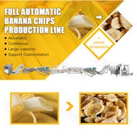 Industriële Weegbree Chips Maken Machine Verse Bananen Productielijn Voor Voedselverwerking Optimaal Voor Optimale Voeding