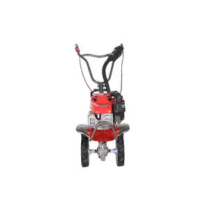 Xăng ổ đĩa truyền mạnh mẽ trang trại Mini DIESEL đi bộ tay máy kéo tiller vườn tiller làm cỏ tiller