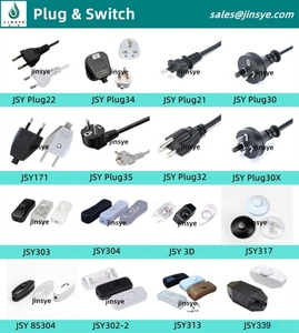 Dimmer chuyển đổi 2 Pin EU cắm trong điện dệt Cáp E26 E27 Đèn chủ với dây - Product Image 4