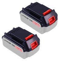 Baterai Kapasitas Tinggi USA Stock 2 PACK B&D LBXR20 20V 8.0Ah Baterai Lithium Ion 20Volt untuk Perkakas Listrik Tanpa Kabel