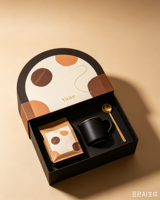 Nouvelle boîte cadeau personnalisable en forme de pot à café arabe, ensemble de tasses à thé, boîte en papier, tasses vintage, mug à boire, boîte à tasses en céramique d'Arabie Saoudite