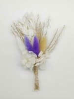 Mini bouquet de fleurs séchées naturelles 15 cm pour décoration bohème, cadeau de déménagement, Noël, remise de diplôme, fête des Mères, Halloween