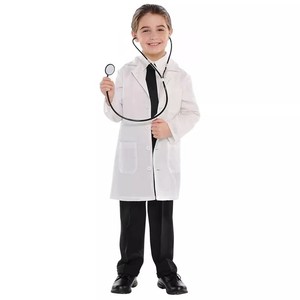 Disfraces para niños, batas blancas de laboratorio, disfraz de médico, enfermera, <span class=keywords><strong>cirujano</strong></span>, batas de laboratorio, batas de laboratorio de tela muy populares y suaves con precio al por mayor - Product Image 4