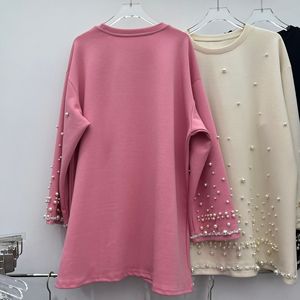 GX-nuovo abito da donna a <span class=keywords><strong>maniche</strong></span> <span class=keywords><strong>lunghe</strong></span>, resistente con finiture in perle e diamanti scintillanti. - Product Image 6