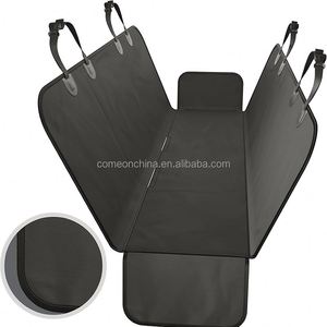 Housse de siège de voiture pour chien, siège arrière, VUS, camions, hamac convertible, doublure de cargaison imperméable aux rayures Oxford solide - Product Image 2