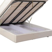 Lit en cuir blanc moins cher de bonne qualité