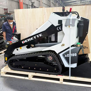 Mini-chargeuse sur pneus Derette XC1100 certifiée EPA, moteur diesel Kubota, pour travaux d'excavation en espace restreint - Product Image 5